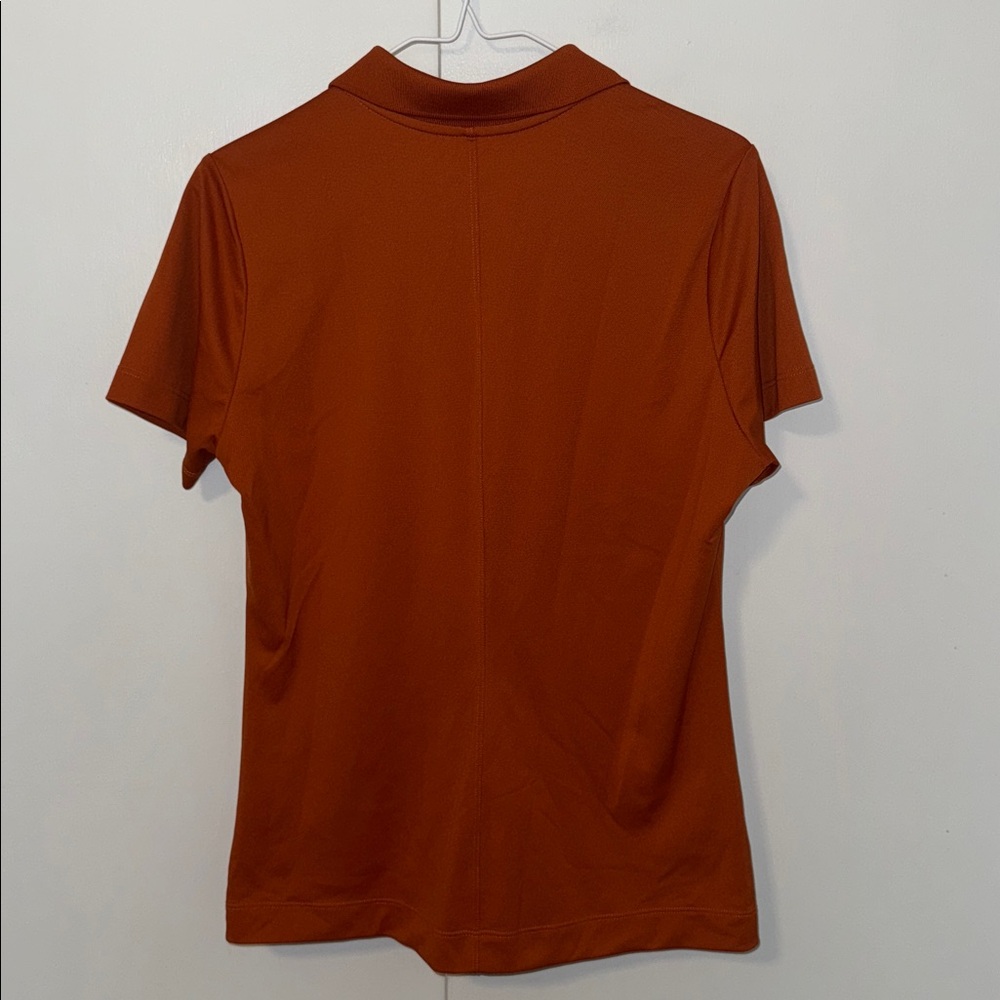 Nike Golf Dri-Fit Victory Pique Polo Shirt Women’s Large L Orange - Picture 3 of 9